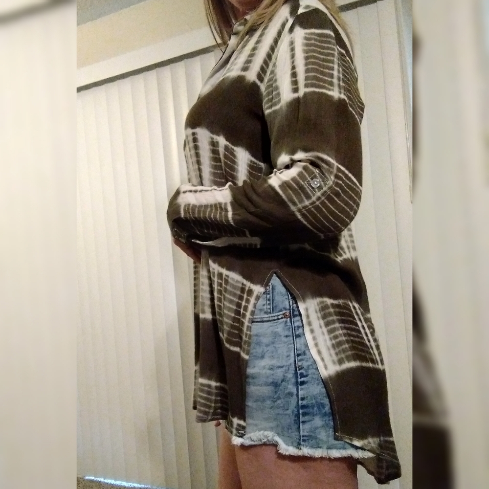 Oversized button down shirt